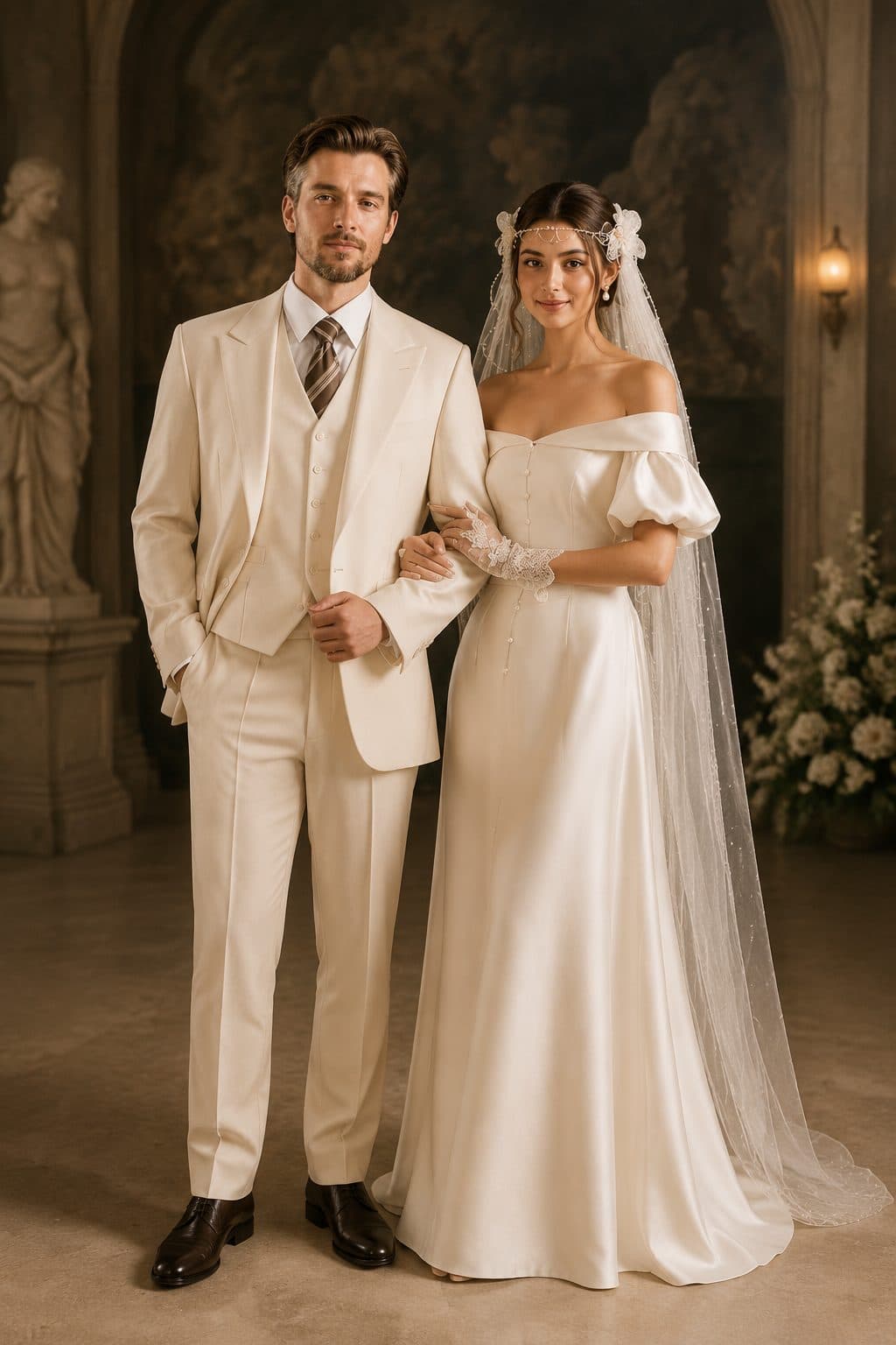 Marble statues, gilded halls, and ivory silk